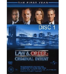 Law & Order - Criminal Intent - Season 1 - Disc 1