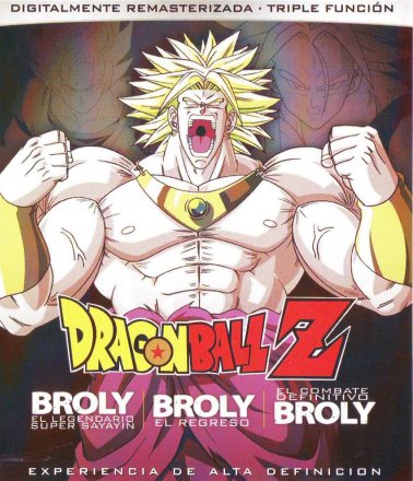 Blu-ray - Dragon Ball Z - Broly Triple Feature (Broly/Broly Second Coming/Bio-Broly)