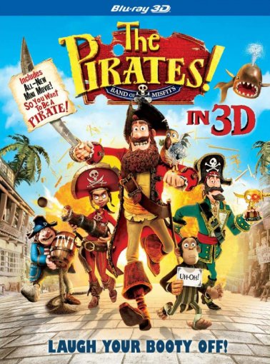 Blu-ray 3D - The Pirates! Band of Misfits