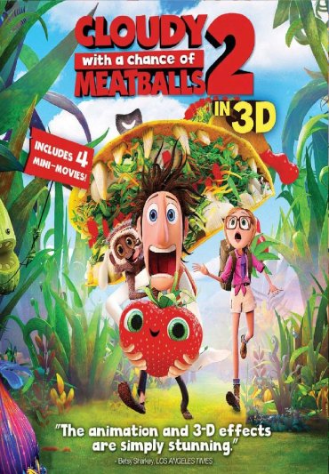Blu-ray 3D - Cloudy with a Chance of Meatballs 2