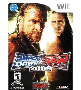 Wii - WWE - Smackdown Vs Raw 2009 Wii - WWE - Smackdown Vs Raw 2009