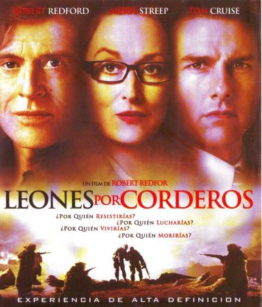 Blu-ray - Leones por Corderos Blu-ray - Leones por Corderos