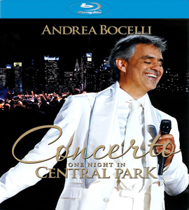 Blu-ray - Andrea Bocelli - Concerto: One Night in Central Park Blu-ray - Andrea Bocelli - Concerto: One Night in Central Park