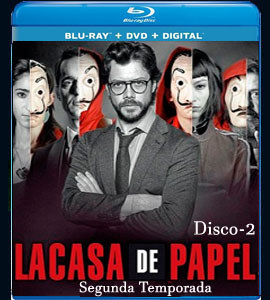 Blu-ray - La casa de papel (Serie de TV) Season 2 Disc-2